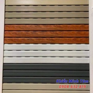 Bảng màu hottrend cửa cuốn công nghệ Đức