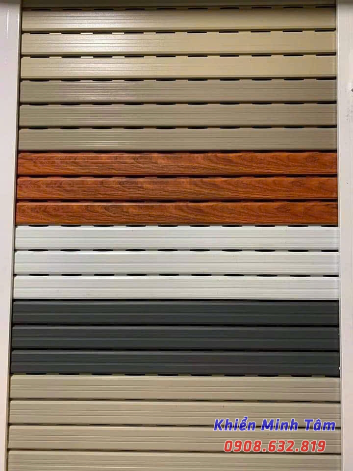 Bảng màu hottrend cửa cuốn công nghệ Đức